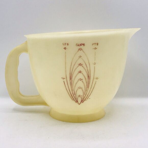 Vintage Tupperware 500-7 Mix-N-Stor 8 Cup 2 Quart Measuring Bowl No Lid Granny - Picture 3 of 6